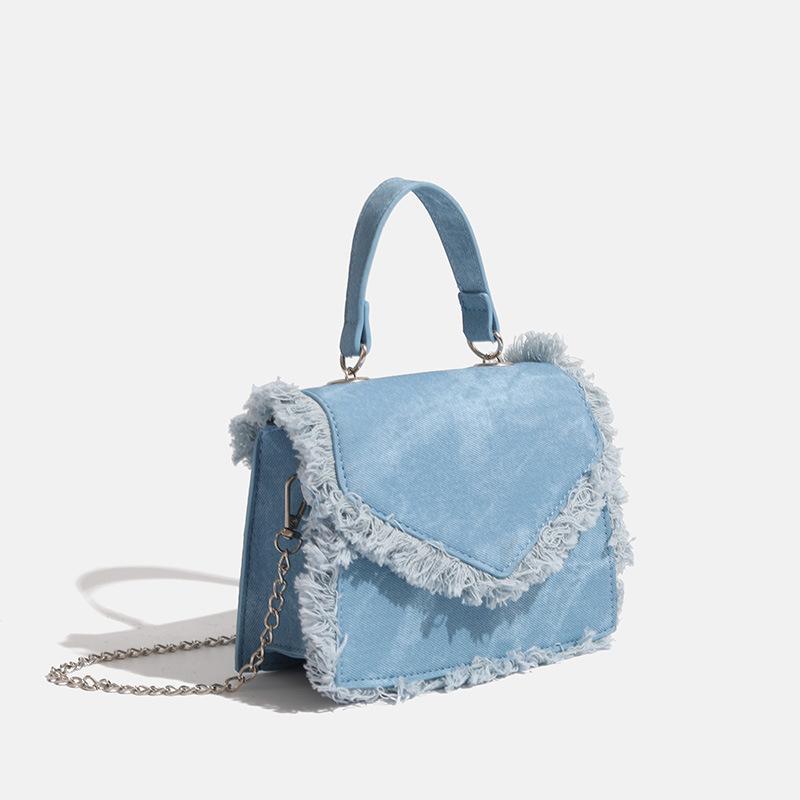 Cross-Border 2026 Chain Bag New Korean Style Versatile Shoulder Crossbody Bag Lightweight Fashionable Light Luxury Cute Envelope Bag