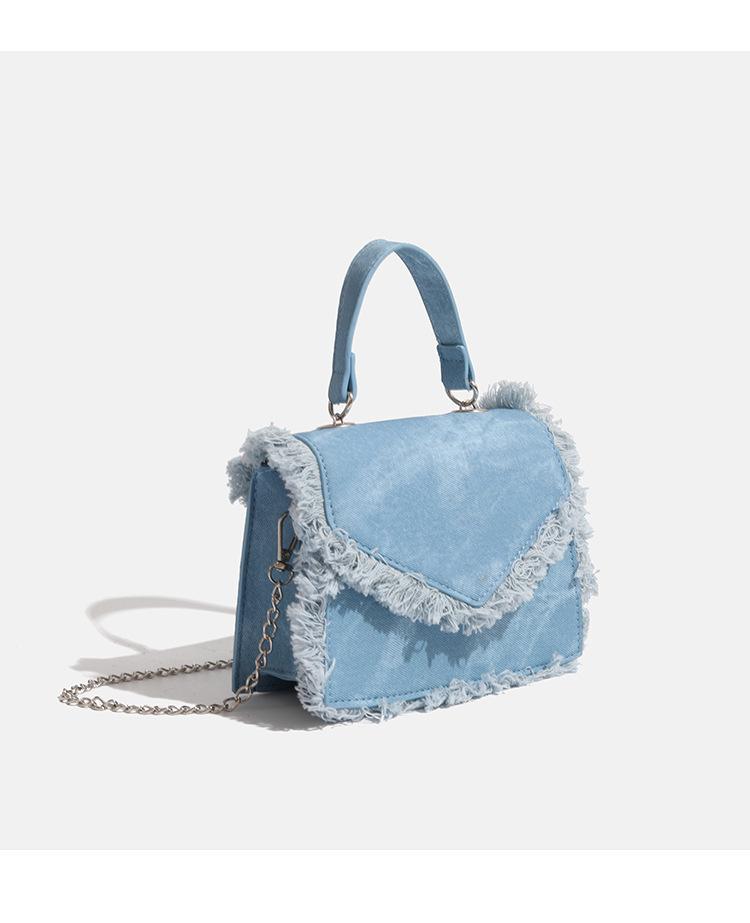 Cross-Border 2026 Chain Bag New Korean Style Versatile Shoulder Crossbody Bag Lightweight Fashionable Light Luxury Cute Envelope Bag