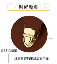 2025 New Style Large Capacity Official Document Tote Bag Retro Texturistic Tote Bag Single Shoulder Hand Bag Women's handbags Bag