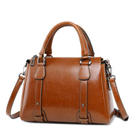 Authentic Genuine Leather Women's Bag from the Boutique, 2026 New Model, Boston Casual Versatile Retro Cowhide Handbag, Shoulder Bag, Crossbody Bag