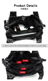 Cross-border Explosions Foreign Trade Women's Bag European and American Women's Bag Trendy Large Capacity Single Room Bag Portable Crossbody Bag Women's Bag Wholesale