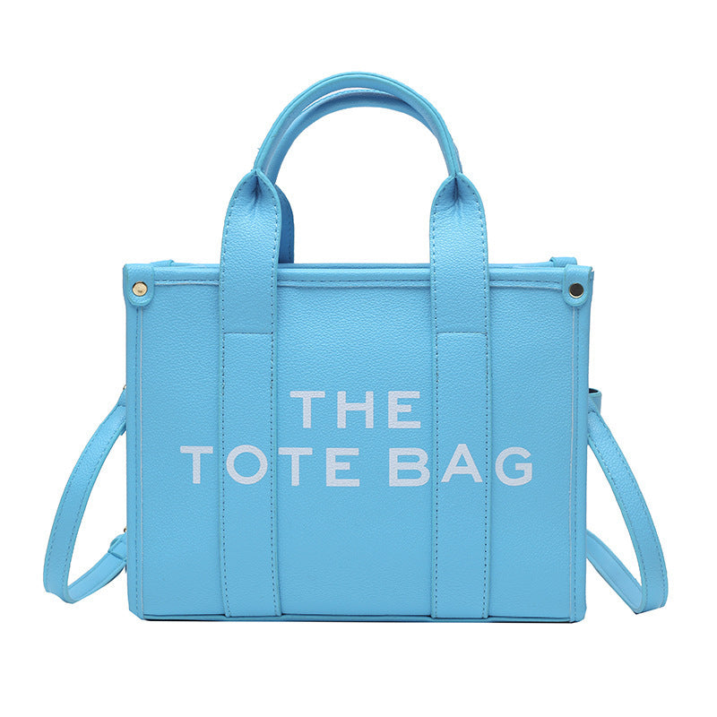 2025 New Printed Simple Tote Bag Large Capacity Letter Handbag Women's Underarm Bag Fashion Shoulder Crossbody Bag