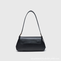 Cross-Border Women's Bag 2026 New Versatile Underarm Bag Casual Urban Style Single Shoulder Simple Small Bag Flap Bag Crossbody Bag