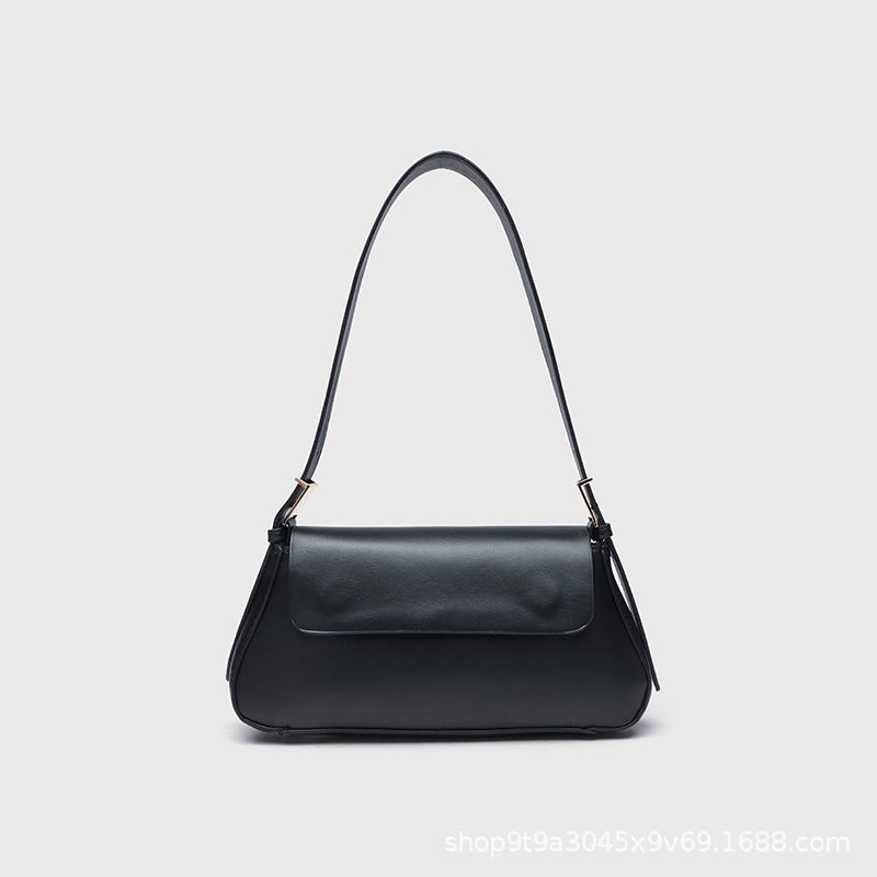 Cross-Border Women's Bag 2026 New Versatile Underarm Bag Casual Urban Style Single Shoulder Simple Small Bag Flap Bag Crossbody Bag