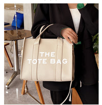 2025 New Printed Simple Tote Bag Large Capacity Letter Handbag Women's Underarm Bag Fashion Shoulder Crossbody Bag