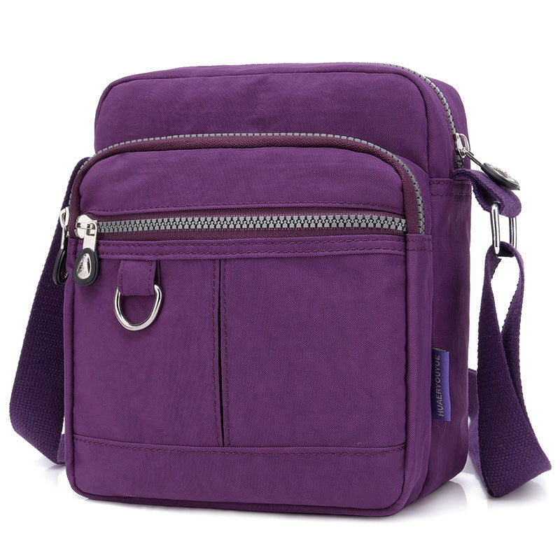 Huayuer 2026 New Women's Bag Casual Water-Repellent Nylon Shoulder Bag Simple Bag Crossbody Bag Wholesale