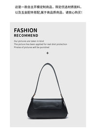 Cross-Border Women's Bag 2026 New Versatile Underarm Bag Casual Urban Style Single Shoulder Simple Small Bag Flap Bag Crossbody Bag