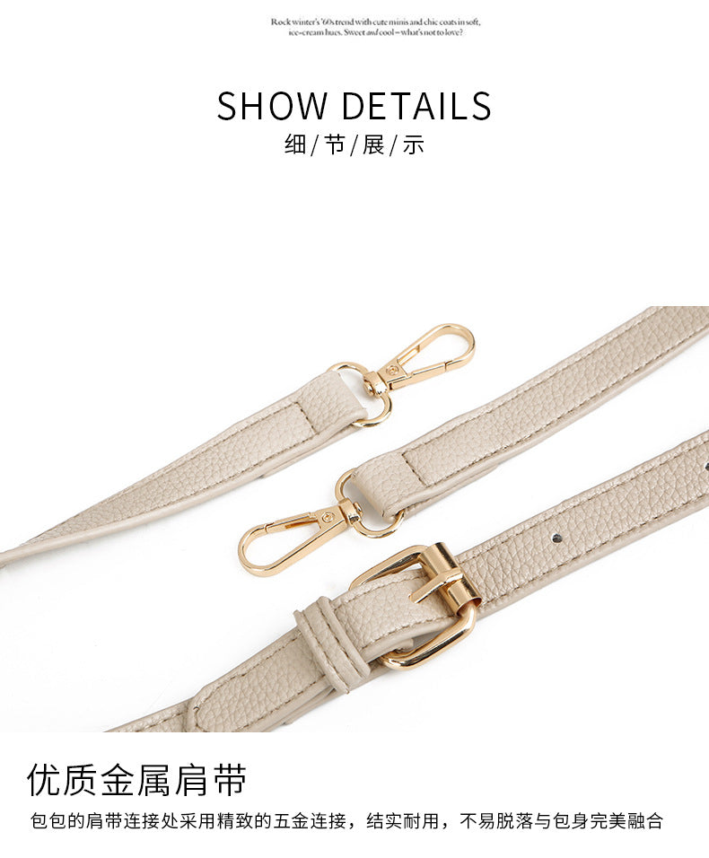 Women's Bag Cross-Border New Tote Bag Wholesale Pu Letter Handbag Simple Casual Crossbody Bag Large Capacity Women's Bag