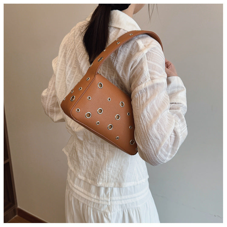 Cross-Border 2025 New Style Bag Women's Fashionable Texture Chest Crossbody Bag Versatile Ins Shoulder Bag for Women