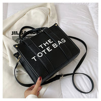 2025 New Printed Simple Tote Bag Large Capacity Letter Handbag Women's Underarm Bag Fashion Shoulder Crossbody Bag