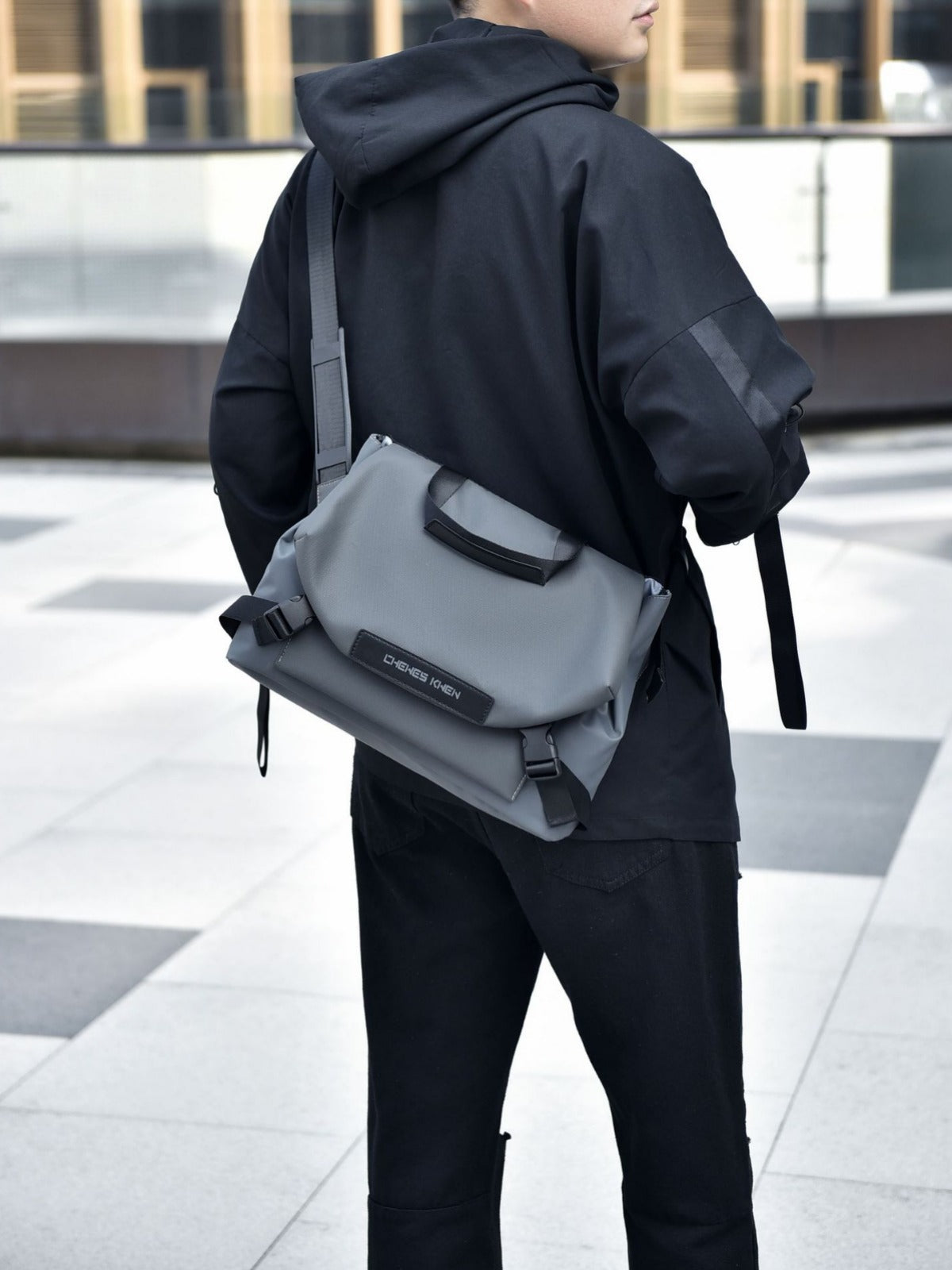 Cross-border Men's Crossbody Bag General Bag Large Capacity Functional Sports Shoulder Bag Trendy Brand Business Backpack
