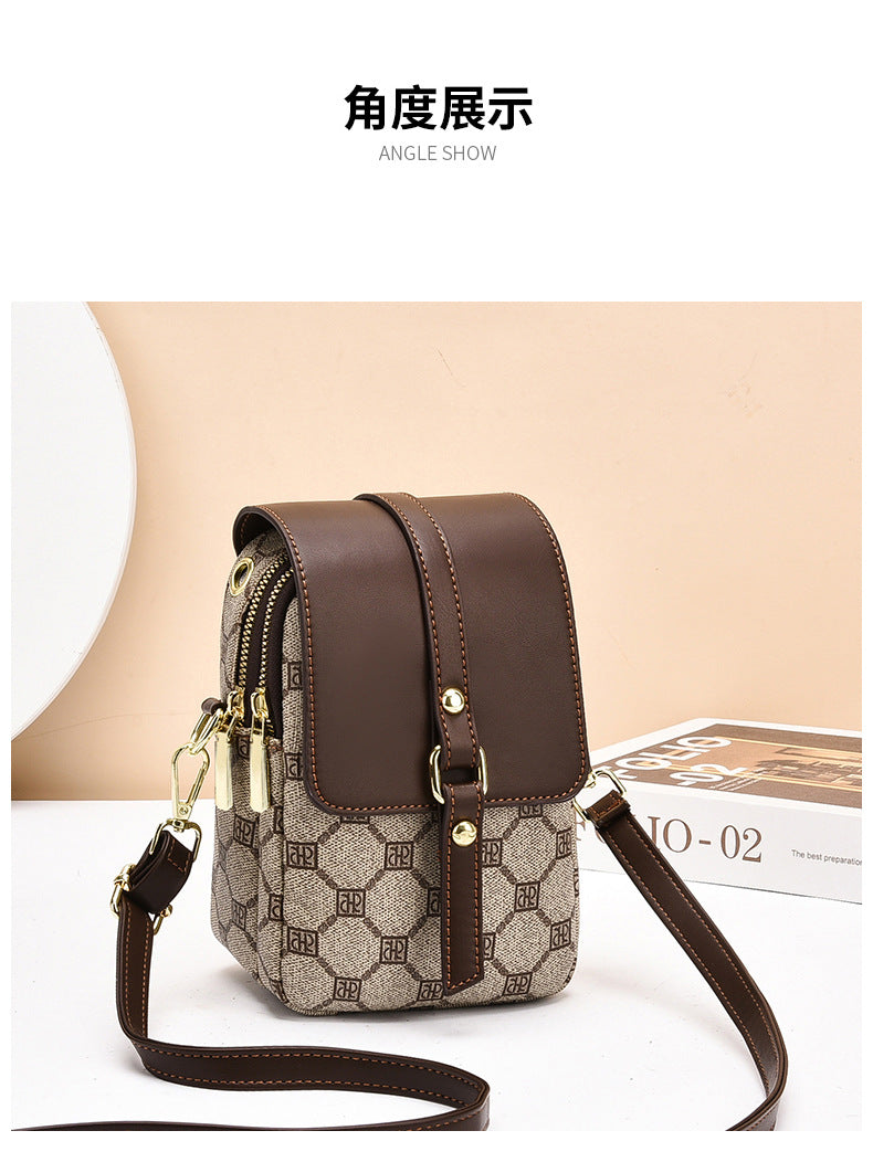 2026 Crossbody Bag for Women, New Autumn and Winter Trendy Fashion Versatile High-End Lightweight Women's Printed Shoulder Bag