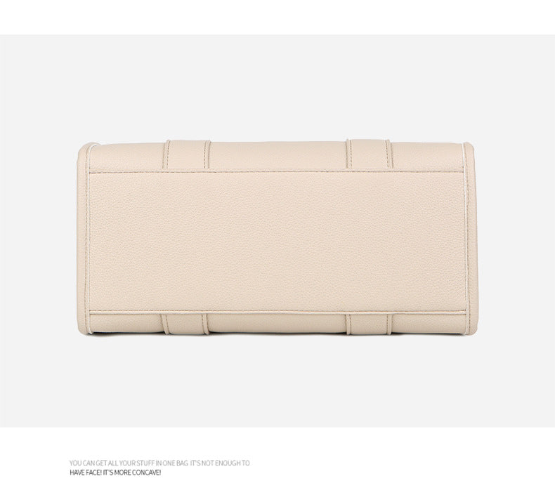 Women's Bag Cross-Border New Tote Bag Wholesale Pu Letter Handbag Simple Casual Crossbody Bag Large Capacity Women's Bag