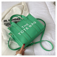 2025 New Printed Simple Tote Bag Large Capacity Letter Handbag Women's Underarm Bag Fashion Shoulder Crossbody Bag