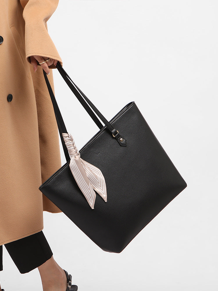 Tote bag large capacity women's high-grade portable women's bag work commuter bag fashionable simple all-match shoulder bag women