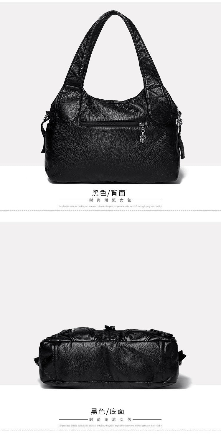 Cross-border Explosions Foreign Trade Women's Bag European and American Women's Bag Trendy Large Capacity Single Room Bag Portable Crossbody Bag Women's Bag Wholesale