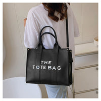 2025 New Printed Simple Tote Bag Large Capacity Letter Handbag Women's Underarm Bag Fashion Shoulder Crossbody Bag