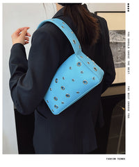 Cross-Border 2025 New Style Bag Women's Fashionable Texture Chest Crossbody Bag Versatile Ins Shoulder Bag for Women