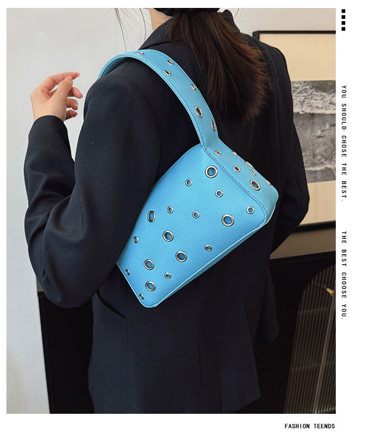 Cross-Border 2025 New Style Bag Women's Fashionable Texture Chest Crossbody Bag Versatile Ins Shoulder Bag for Women