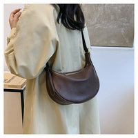 Cross-border Women's Bag Popular Retro Bag Women's New Fashion Texturized Shoulder Bag Retro Commuter Crossbody Dumpling Bag