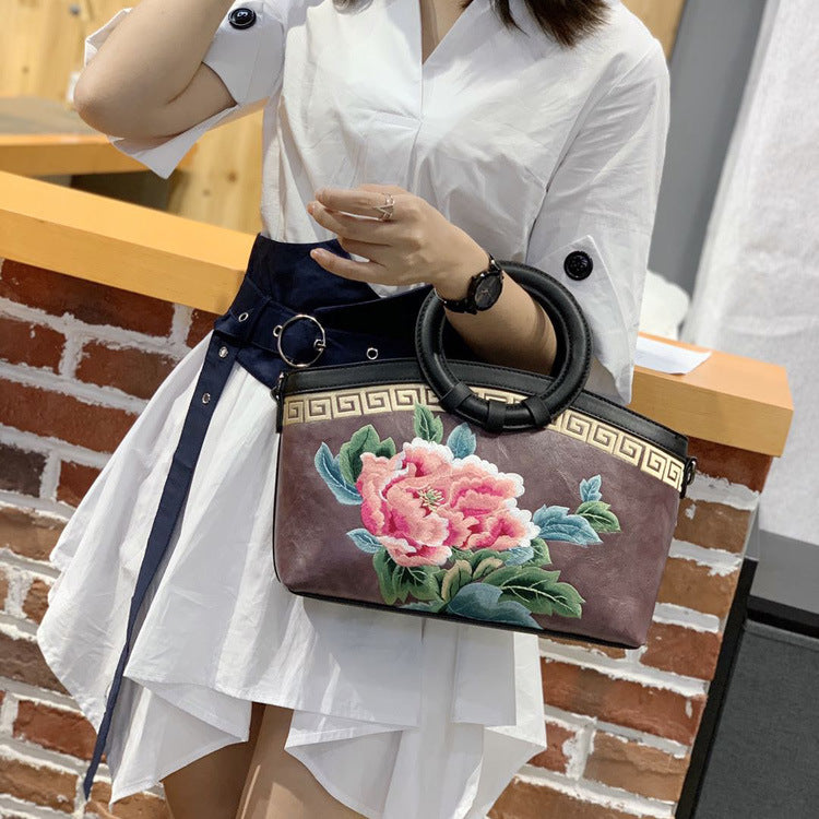 Bags for Women 2025 Retro Chinese Style Embroider with Cheongsam Hand-Held Crossbody Shoulder Bag for Women Jumei 298726