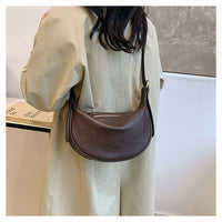Cross-border Women's Bag Popular Retro Bag Women's New Fashion Texturized Shoulder Bag Retro Commuter Crossbody Dumpling Bag