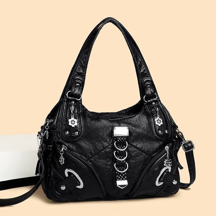 Cross-border Explosions Foreign Trade Women's Bag European and American Women's Bag Trendy Large Capacity Single Room Bag Portable Crossbody Bag Women's Bag Wholesale