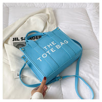 2025 New Printed Simple Tote Bag Large Capacity Letter Handbag Women's Underarm Bag Fashion Shoulder Crossbody Bag