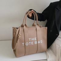 2025 New Printed Simple Tote Bag Large Capacity Letter Handbag Women's Underarm Bag Fashion Shoulder Crossbody Bag