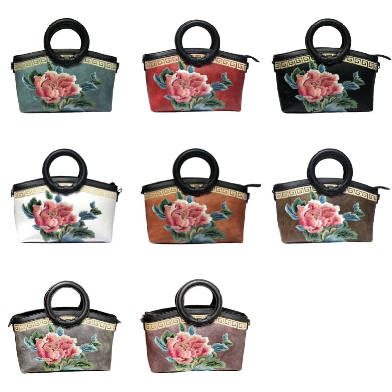 Bags for Women 2025 Retro Chinese Style Embroider with Cheongsam Hand-Held Crossbody Shoulder Bag for Women Jumei 298726