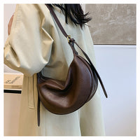 Cross-border Women's Bag Popular Retro Bag Women's New Fashion Texturized Shoulder Bag Retro Commuter Crossbody Dumpling Bag
