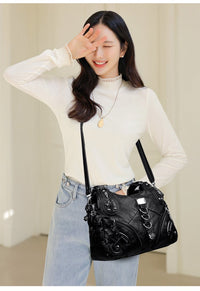 Cross-border Explosions Foreign Trade Women's Bag European and American Women's Bag Trendy Large Capacity Single Room Bag Portable Crossbody Bag Women's Bag Wholesale