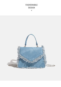 Cross-Border 2026 Chain Bag New Korean Style Versatile Shoulder Crossbody Bag Lightweight Fashionable Light Luxury Cute Envelope Bag