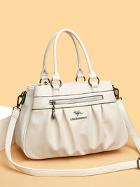 Cross-border women's bag 2024 new European and American retro women's bag simple fashion shoulder slung multi-layer large bag a generation of hair