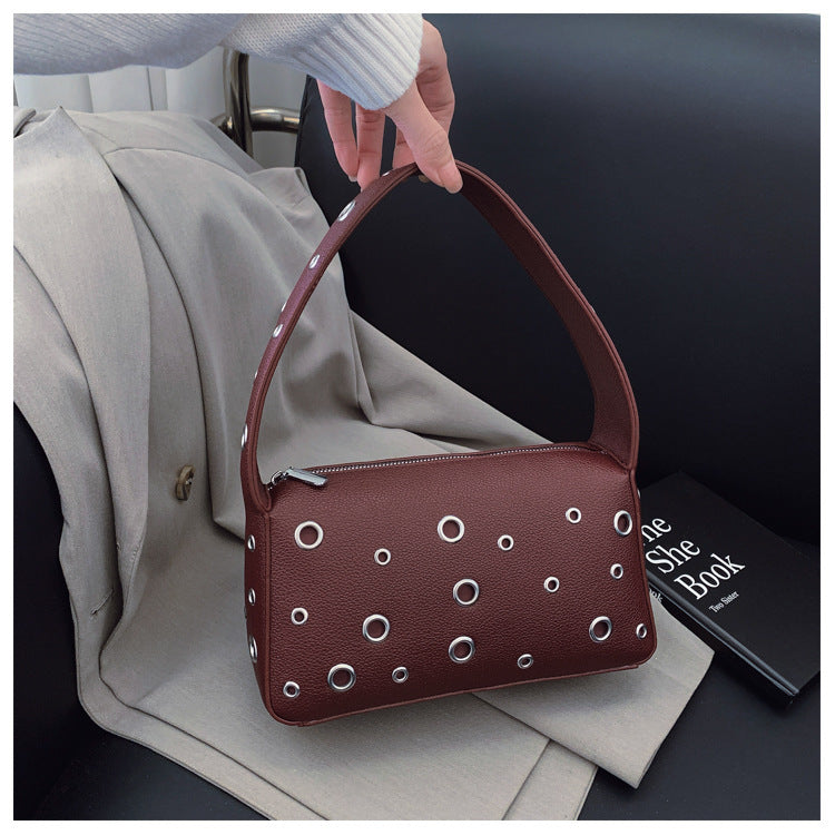 Cross-Border 2025 New Style Bag Women's Fashionable Texture Chest Crossbody Bag Versatile Ins Shoulder Bag for Women