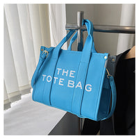 2025 New Printed Simple Tote Bag Large Capacity Letter Handbag Women's Underarm Bag Fashion Shoulder Crossbody Bag