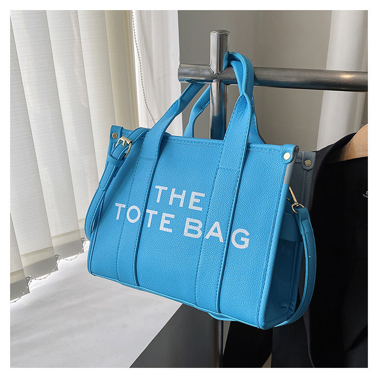 2025 New Printed Simple Tote Bag Large Capacity Letter Handbag Women's Underarm Bag Fashion Shoulder Crossbody Bag