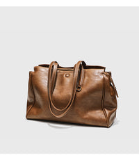 2024 Summer New Niche High-end Retro Shoulder Tote Bag Large Capacity Commuter Portable Briefcase