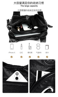 Cross-border Explosions Foreign Trade Women's Bag European and American Women's Bag Trendy Large Capacity Single Room Bag Portable Crossbody Bag Women's Bag Wholesale